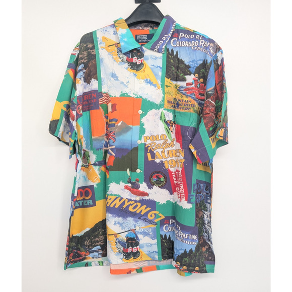 NWT Polo Ralph Lauren Men's Classic Fit Sportsman Kayak Shirt Size L #2G459 - Picture 1 of 10